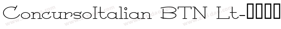 ConcursoItalian BTN Lt字体转换